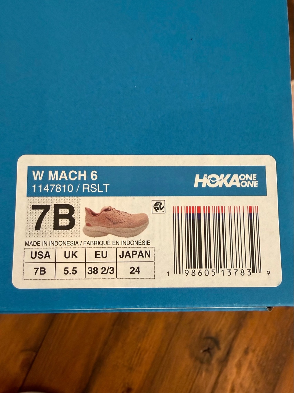 Hoka Mach 6 Athletic Running Shoes EUC - Picture 10 of 11